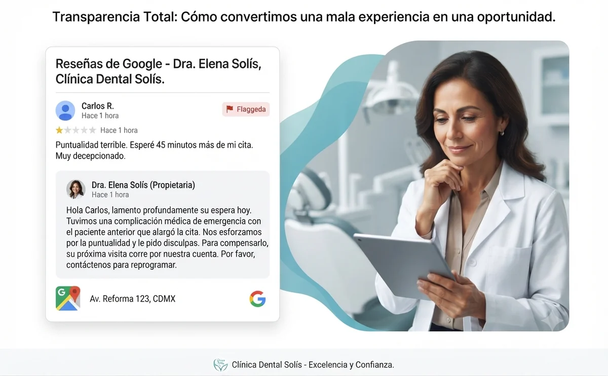 De una queja de 1★ a una impresión de 5★ — en minutos.
